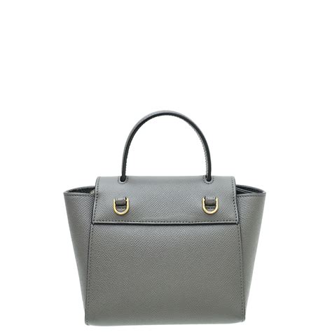 celine grey nano bag